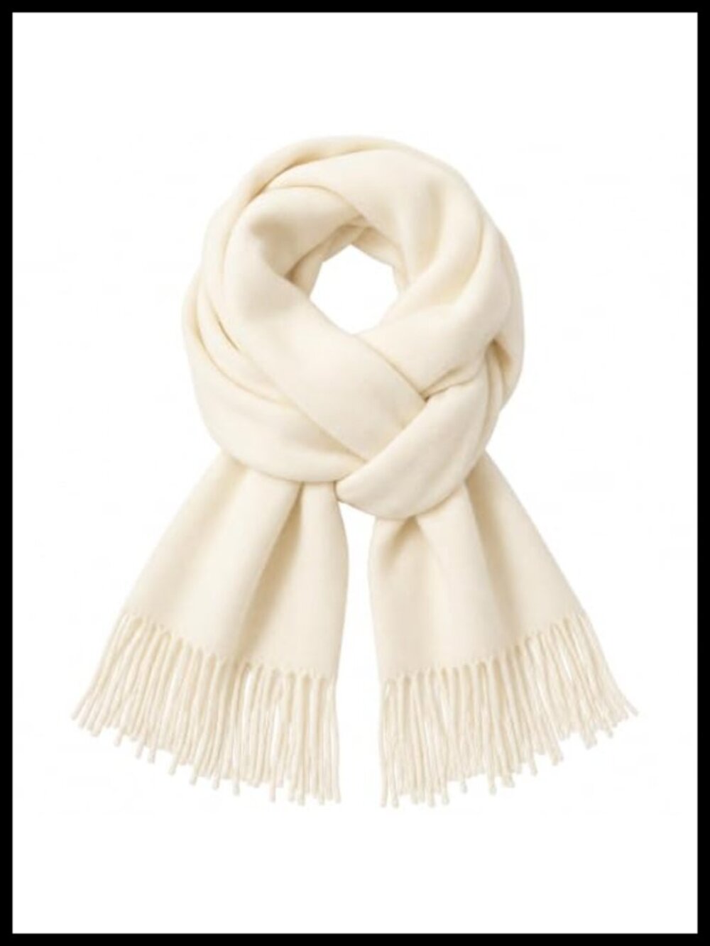 Oversized Acrylic Viscose Blend Blanket Scarf Warm Winter Tassel Scarf